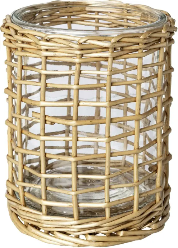 Windlicht Weiden in Naturfarben Ø ca. 14,5cm