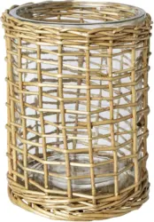 Windlicht Weiden in Naturfarben Ø ca. 14,3cm