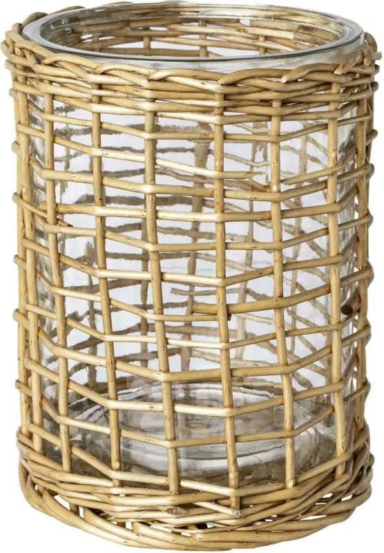 Windlicht Weiden in Naturfarben Ø ca. 14,3cm