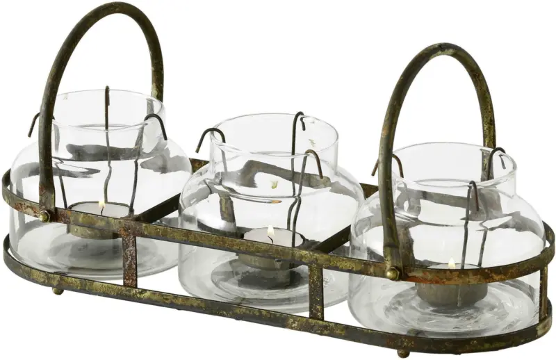 Teelichthalter Zuma I aus Eisen