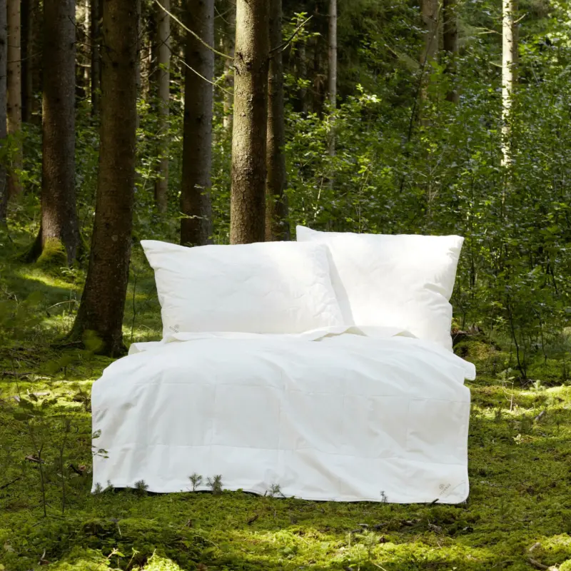 Kopfpolster Bamboo in Weiß ca. 70x90cm