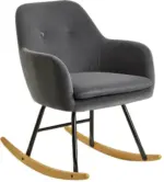 mömax Schaukelstuhl 'WL6.210', dunkelgrau