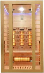 Infrarotkabine Fresh in Braun ca. 120x195x105cm