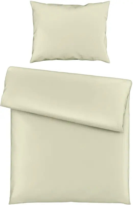 Bettwäsche Bio-Eva in Olivfarben ca. 140x200cm