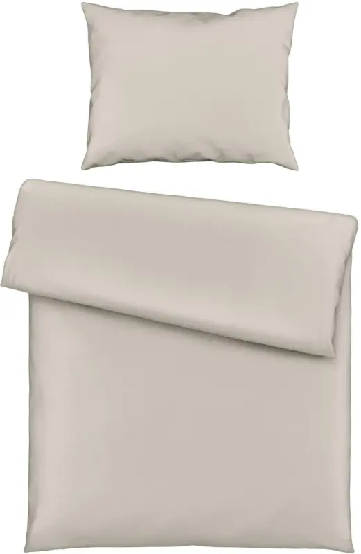 Bettwäsche Bio-Eva in Taupe ca. 140x200cm