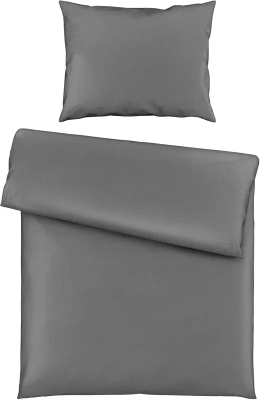 Bettwäsche Bio-Eva in Anthrazit ca. 140x200cm