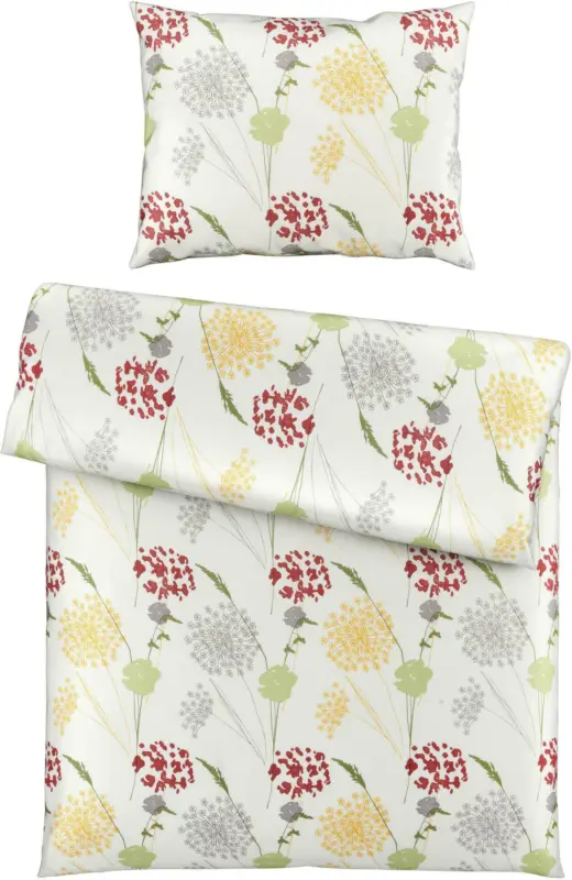 Bettwäsche Bio-Eva in Gelb ca. 140x200cm