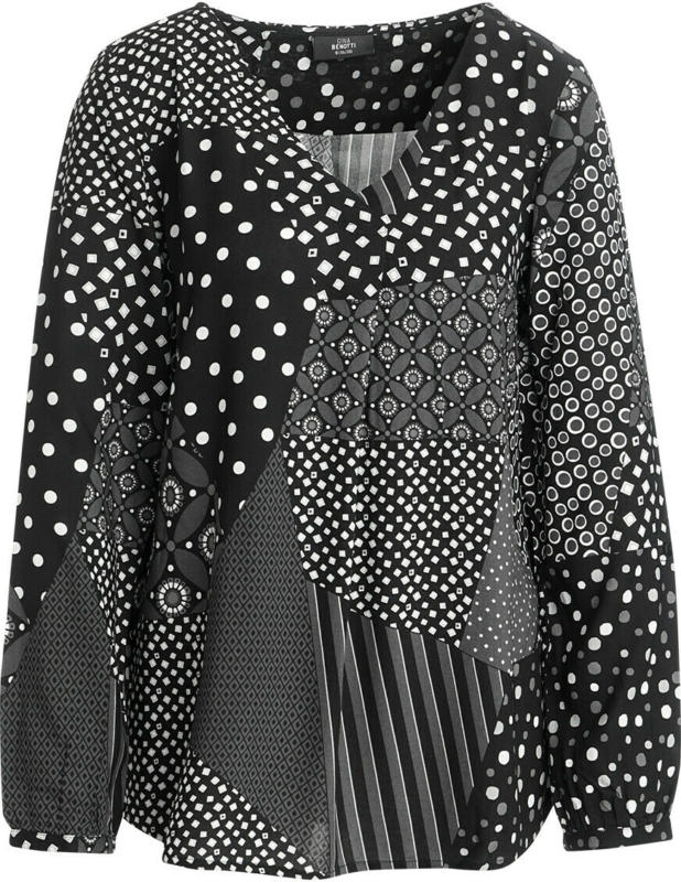Damen Bluse mit Mustermix