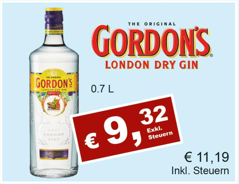 Gordons's London Dry Gin