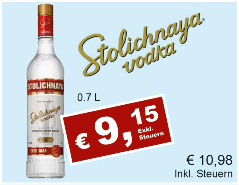 Stolichnaya Vodka