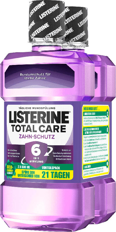 Listerine Total Care Zahnschutz Duo (2x600 ml)