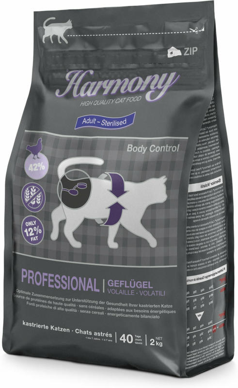 Harmony Cat Professional Sterilised 2kg