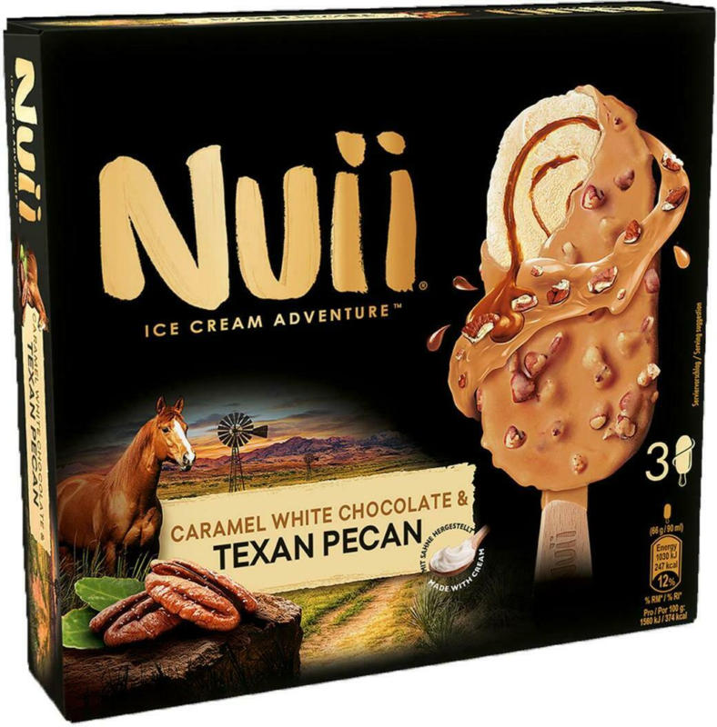 Nuii Caramel White Chocolate & Texan Pecan 3er