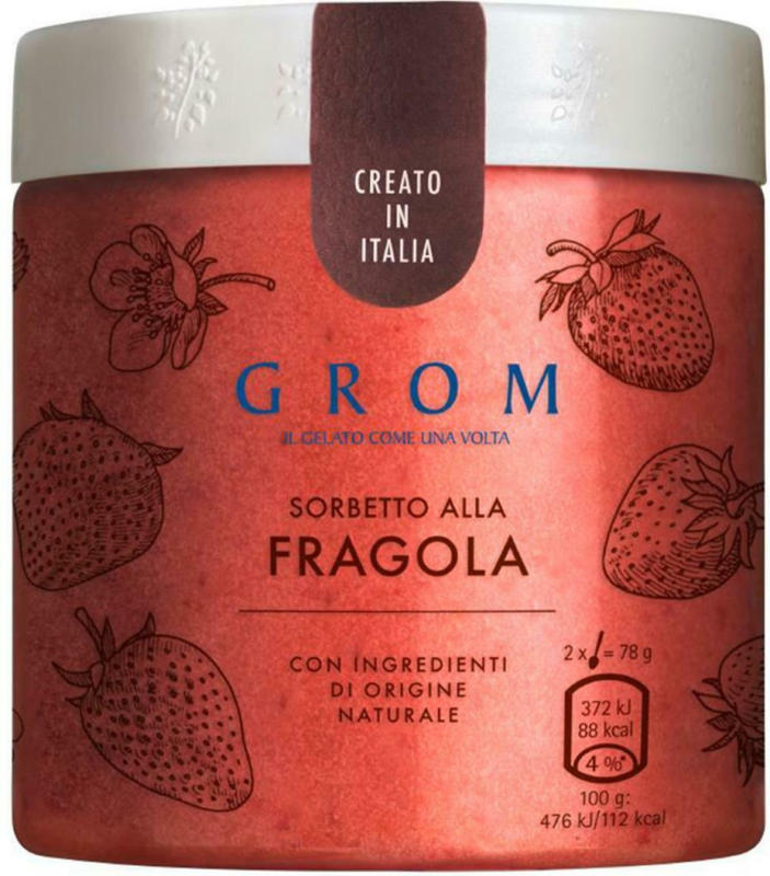 Grom Sorbetto alla Fragola