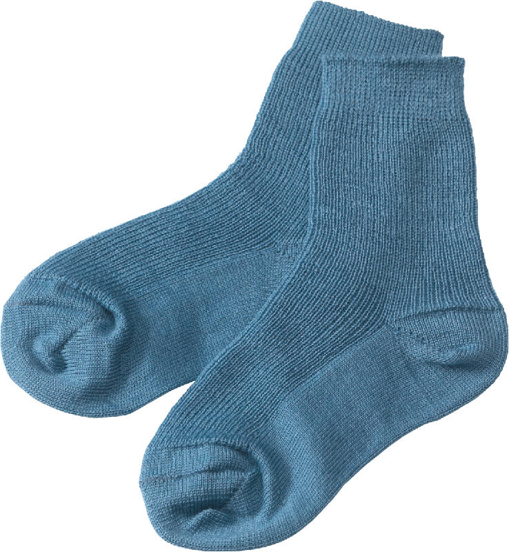 ALANA Kinder Socken, Gr. 27/29, in Bio-Schurwolle, petrol