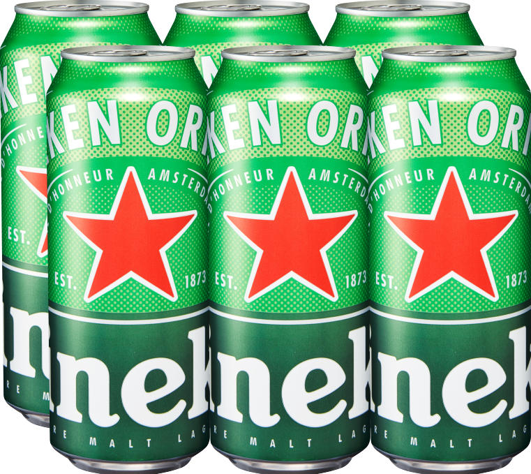 Bière Premium Heineken, 24 x 50 cl
