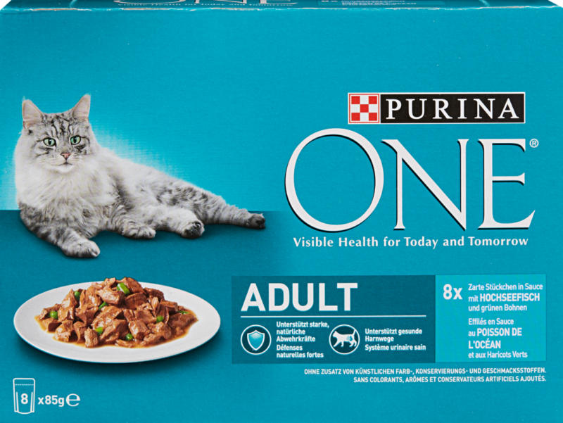 Purina One Wet Adult pesce di mare 8x85,