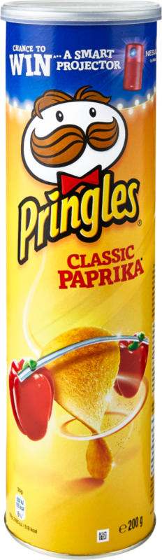 Pringles Chips Classic Paprika, 2 x 200 g