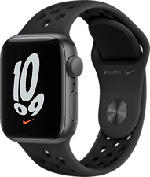 MediaMarkt APPLE Watch Nike SE (GPS) 40 mm - Smartwatch (Taglia unica 130-200 mm, Fluoroelastomero, Grigio siderale / antracite / nero)