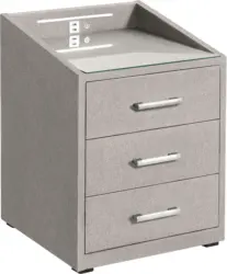 Nachtkästchen in Beige