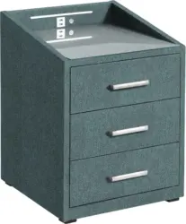 Nachtkästchen in Grün