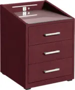 mömax Nachtkästchen in Rot