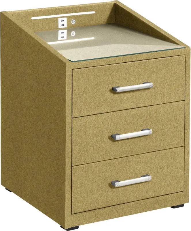 Nachtkästchen in Gelb