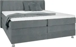 Boxspringbett in Dunkelgrau ca. 180x200cm