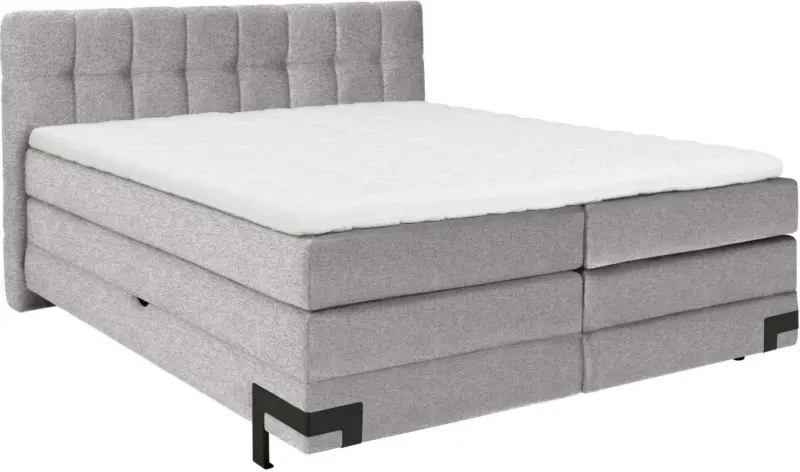 Boxspringbett in Lila ca. 180x200cm