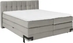 Boxspringbett in Braun/Grau ca. 180x200cm