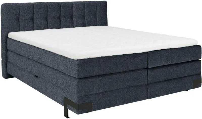 Boxspringbett in Blau ca. 180x200cm