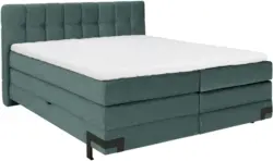 Boxspringbett in Petrol ca. 160x200cm