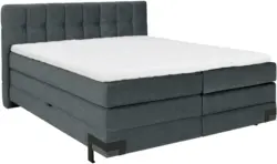 Boxspringbett in Dunkelgrau ca. 180x200cm