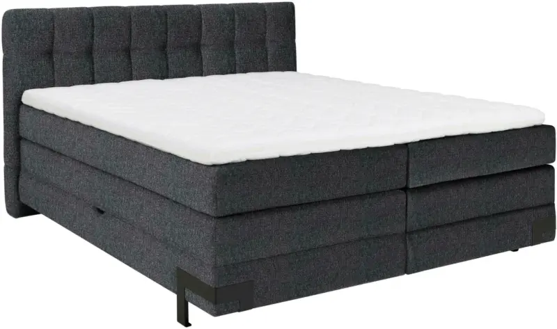 Boxspringbett in Anthrazit ca. 180x200cm