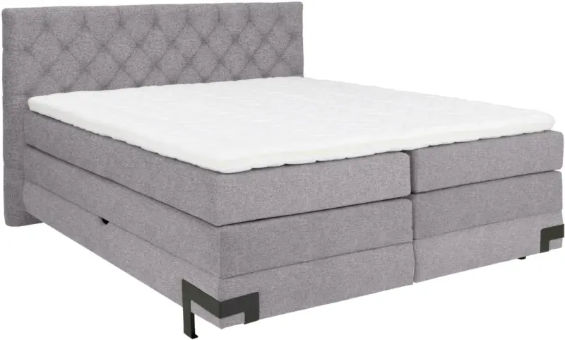 Boxspringbett in Lila ca. 160x200cm