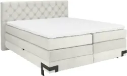 Boxspringbett in Weiß ca. 180x200cm
