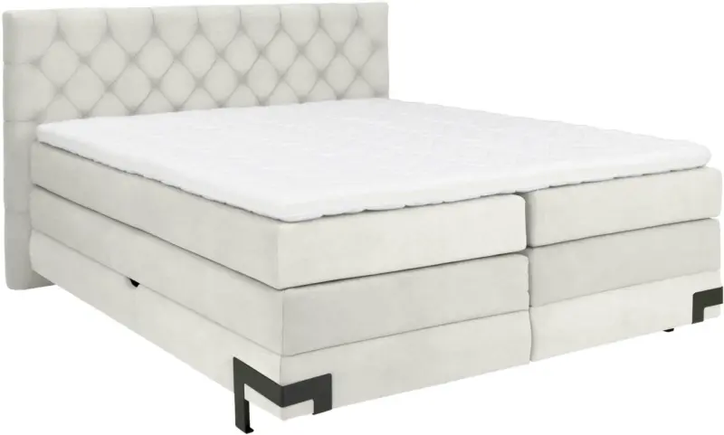 Boxspringbett in Weiß ca. 180x200cm