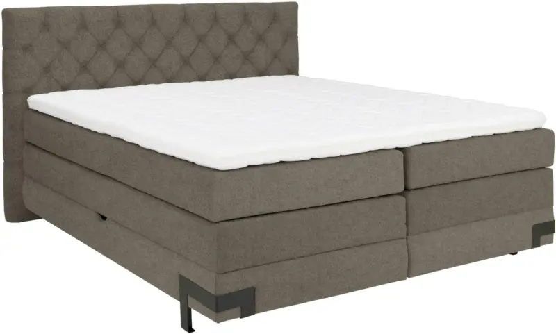 Boxspringbett in Braun ca. 160x200cm
