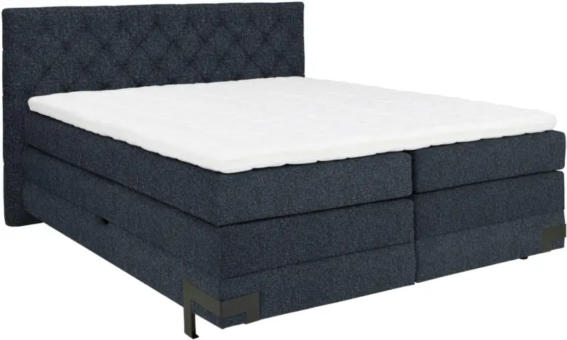 Boxspringbett in Blau ca. 160x200cm