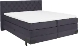 Boxspringbett in Blau/Lila ca. 180x200cm