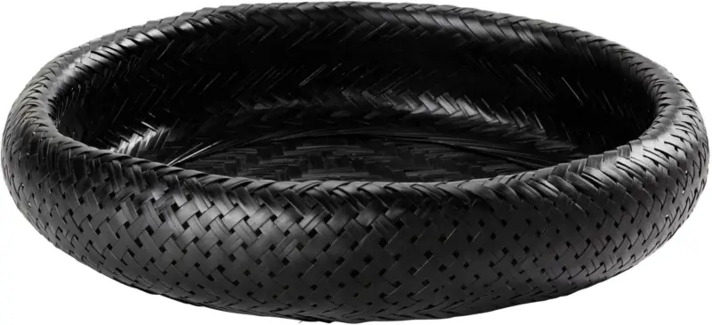 Dekokorb Finn in Schwarz Ø ca. 43cm