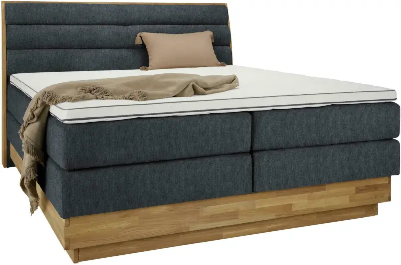 Boxspringbett in Anthrazit 180x200cm