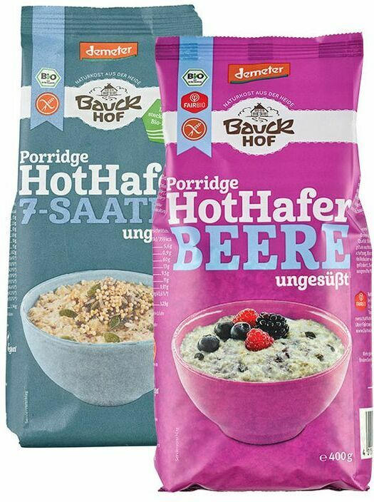 Bio-Frühstücksbrei "Hot Hafer"