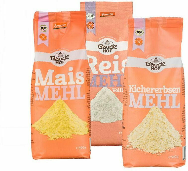 Bio-Mehlalternativen