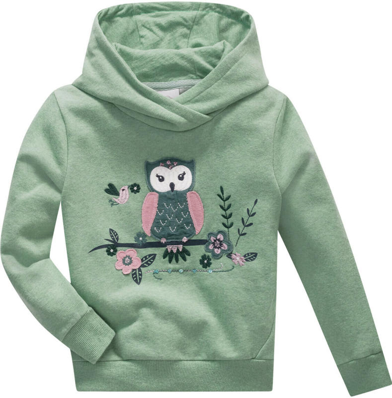Mädchen Sweatshirt mit Schalkragen (Nur online)