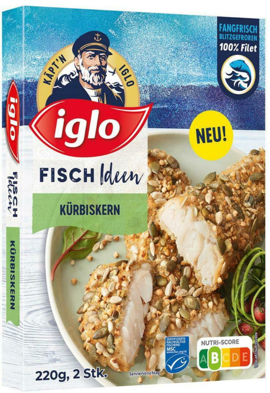 Iglo Fisch Ideen Kürbiskern