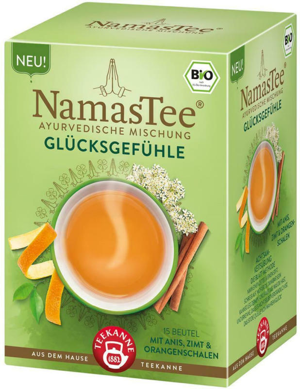 Teekanne NamasTee Glücksgefühle