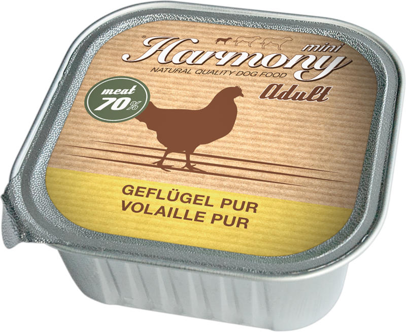 Harmony Dog Natural Nassfutter volaille Pur 11x150g