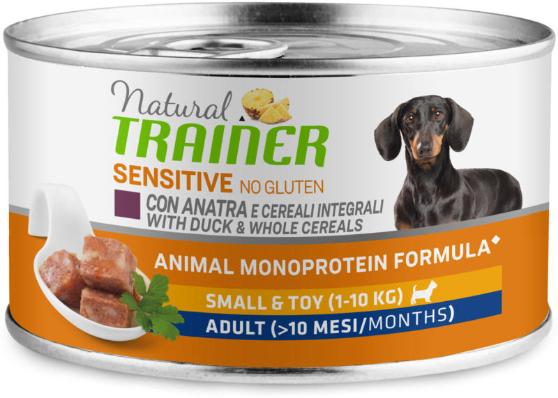 Trainer Nourriture pour chien Sensitive No Gluten Small & Toy Adult Canard 24x150g