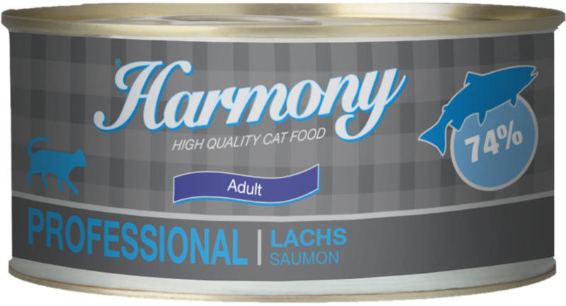 Harmony Cat Professional Nourriture humide Saumon 24x75g